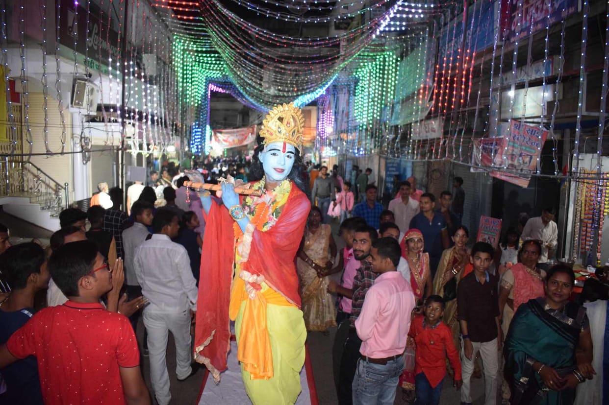 Devotees got a glimpse of Maa Durga's darshan in Grameenchal