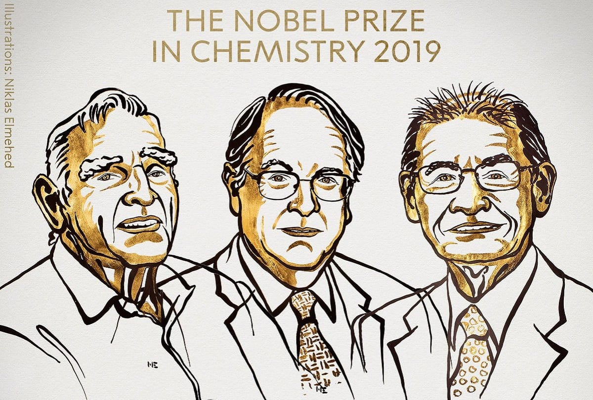 chemistry nobel prize 2019 Akira Yoshino, M. Stanley Whittingham, John B. Goodenough