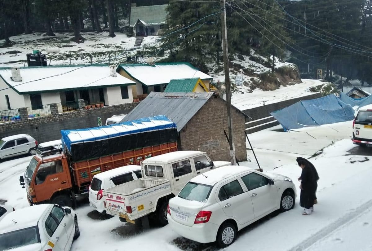 Himachal Pradesh Fresh Snowfall in Dalhousie and Koksar chamba lahaul spiti