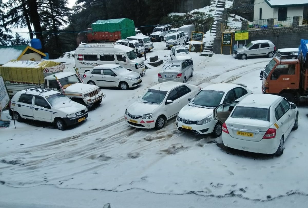Himachal Pradesh Fresh Snowfall in Dalhousie and Koksar chamba lahaul spiti