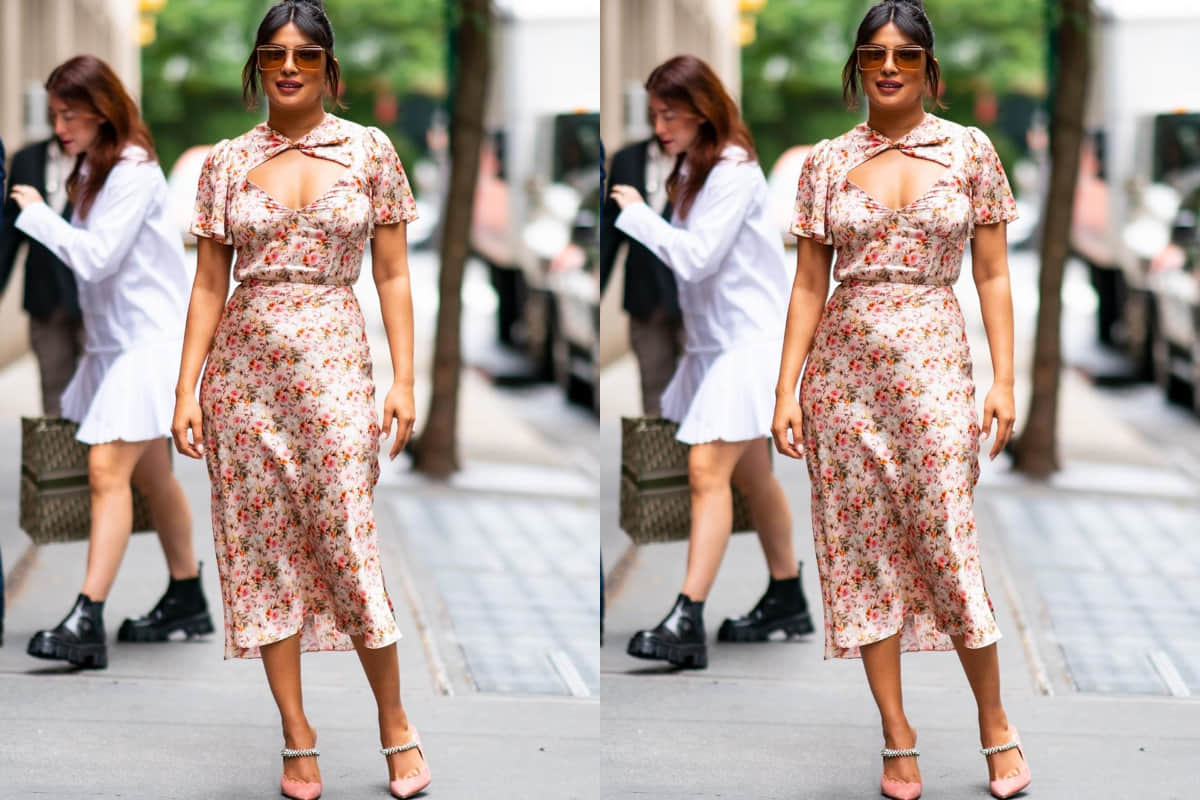priyanka chopra gives winter fashion goals in high neck pullover in new york