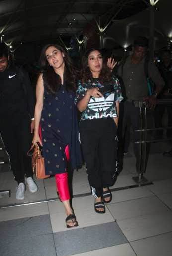 taapsee pannu bhumi pednekar to dia mirza celebs spotted at airport