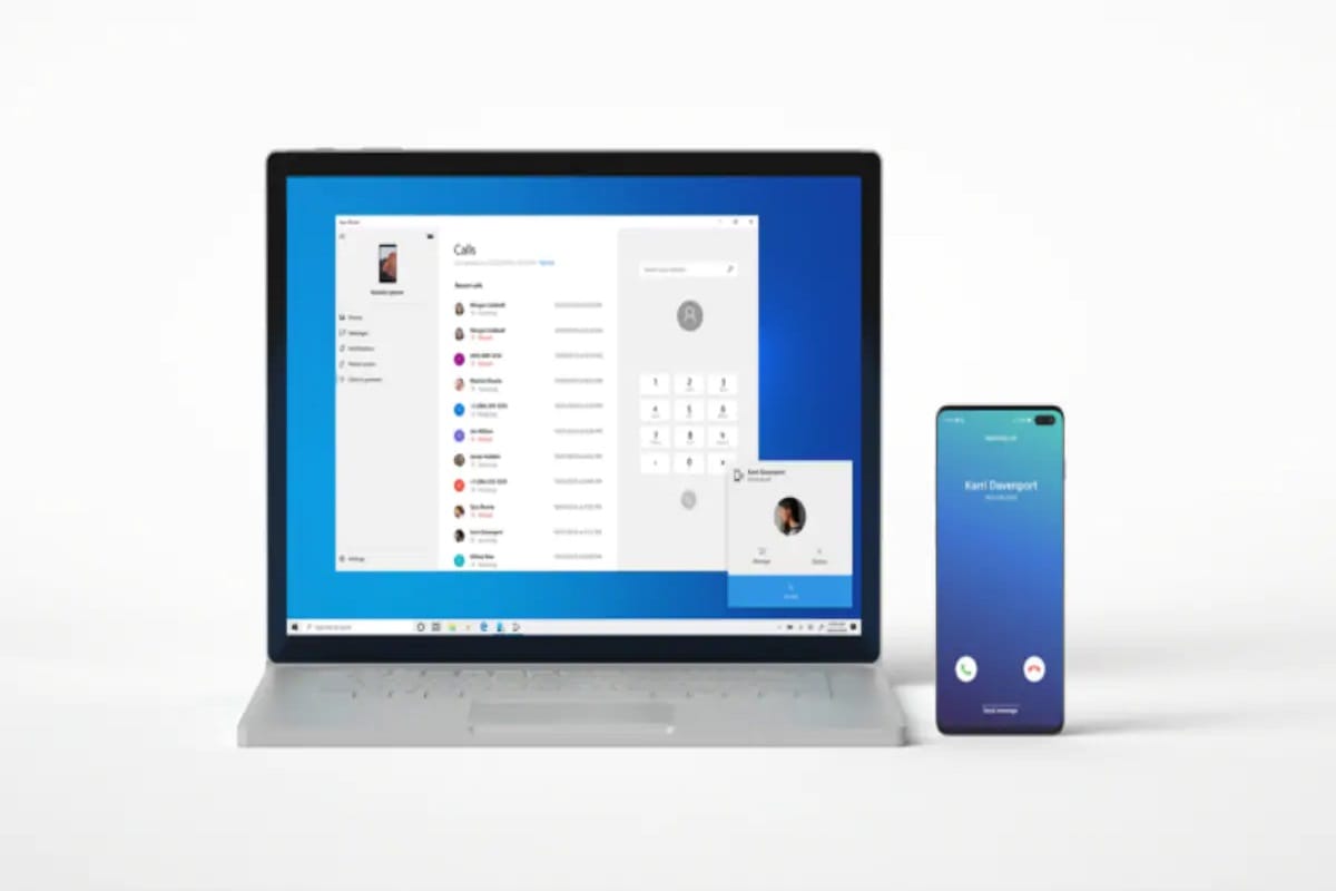 Windows 10 users can soon make phone calls from PC with Your Phone mobile app