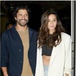 Farhan Akhtar, Shibani Dandekar and Priyanka Chopra