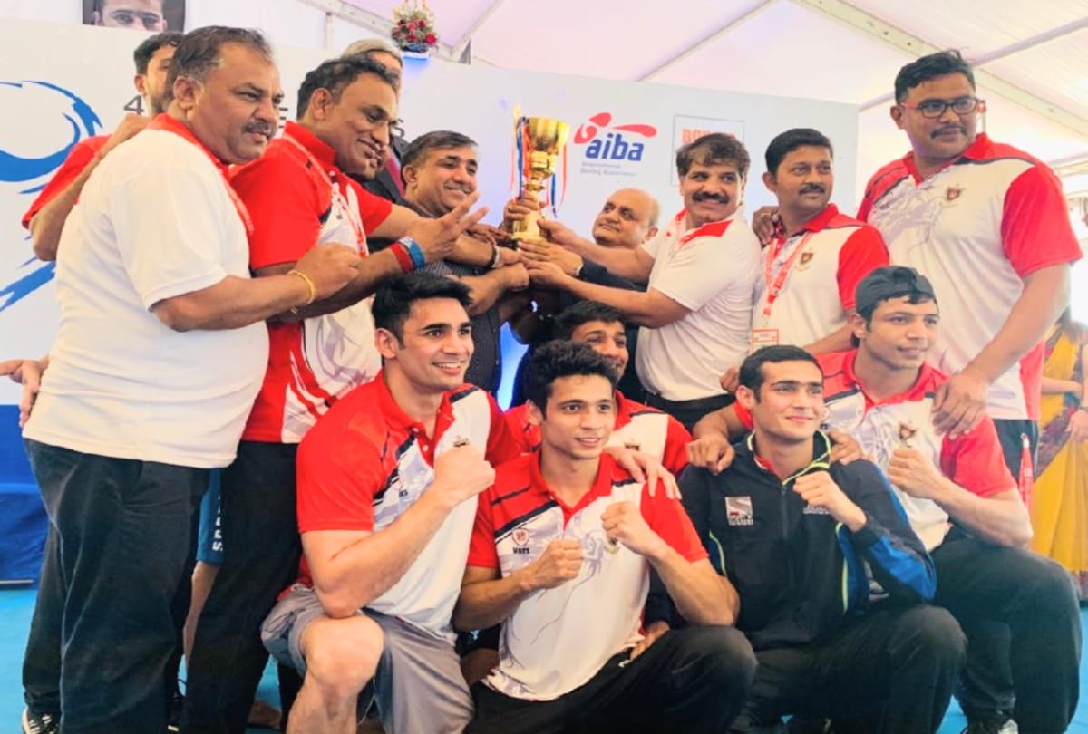 Army boxers dominate the national boxing competition at baddi himachal