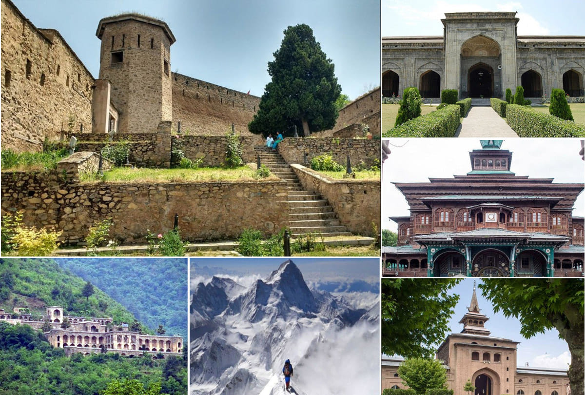 most beautiful places to visit in kashmir,ancient place in kashmir,gulmarg,srinagar kashmir snowfall