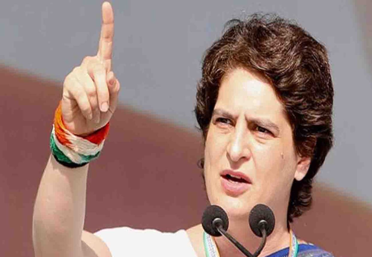 Priyanka's entry in Dalit teenager's beating case: Congress General Secretary took a jibe at the rising crime in Yogiraj