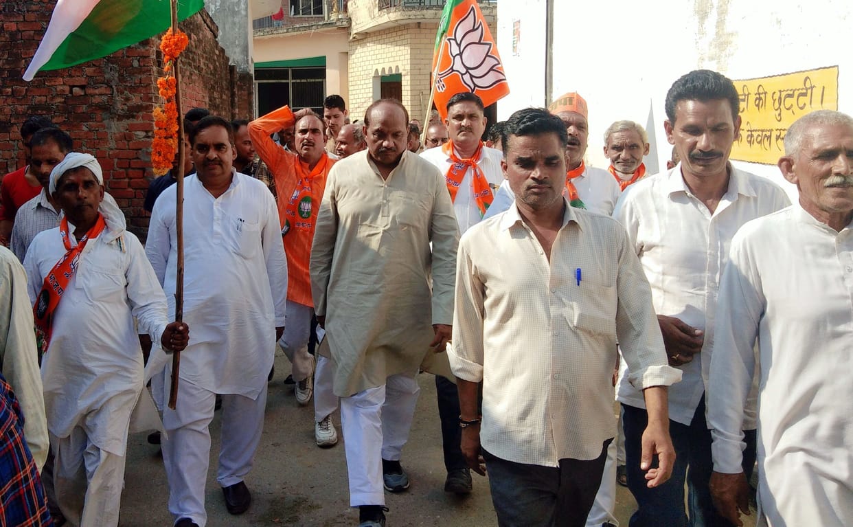 BJP's march in Dhampur