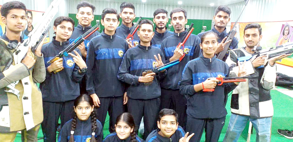 Shooters' great performance at the Pre National Shooting Championship in Ahmedabad