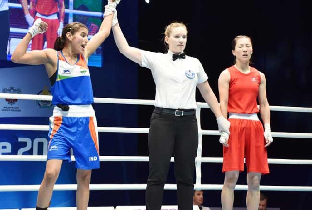 Mary Kom assures herself 8th World Championships medal by entering the 51kg semi final