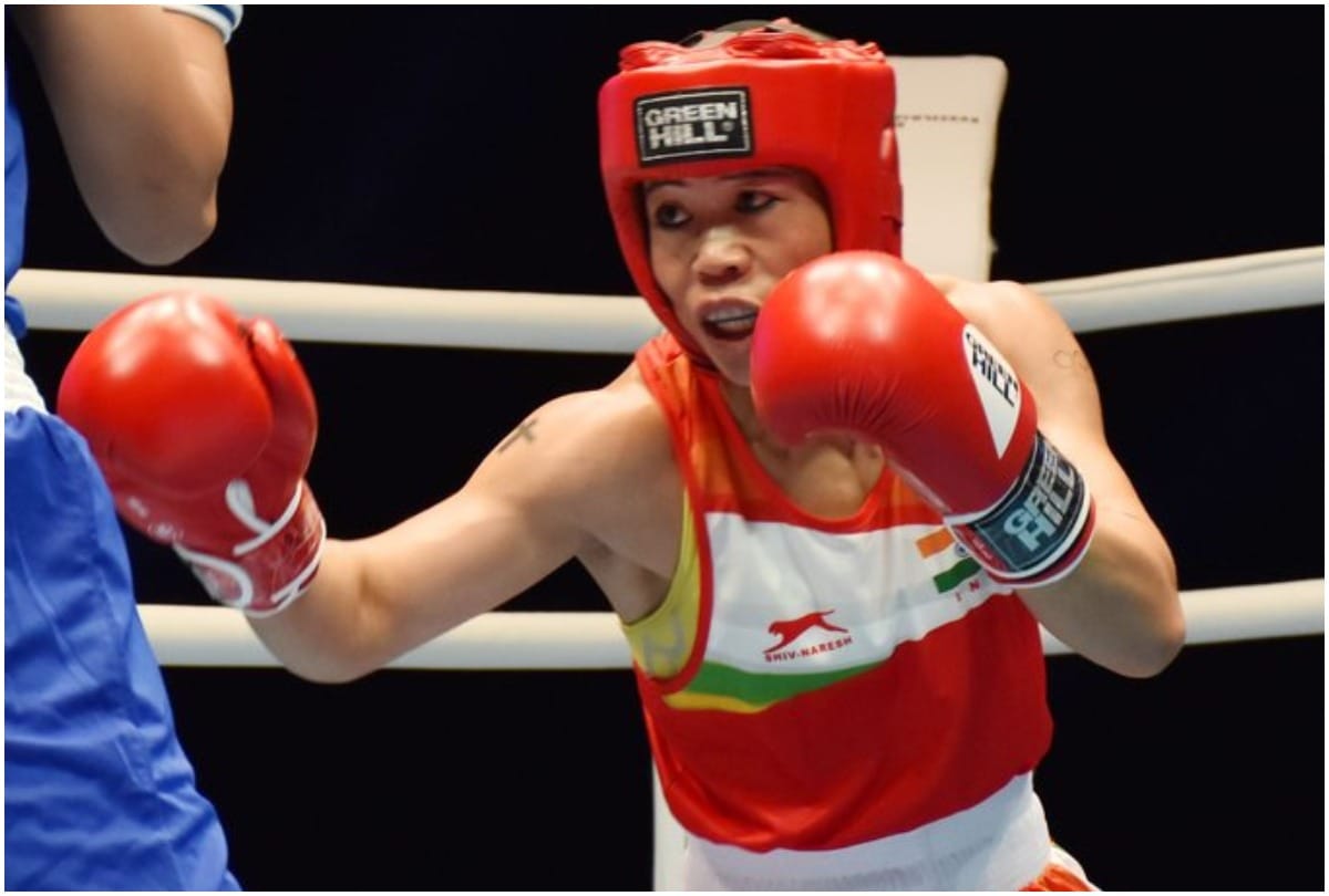 Boxer Mary Kom arrives in Sonipat of Haryana