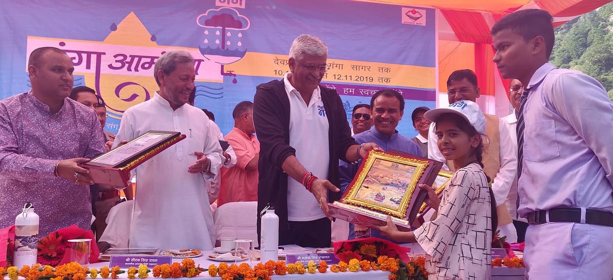 Water Power Minister Gajendra Singh Shekhawat in Uttarakhand