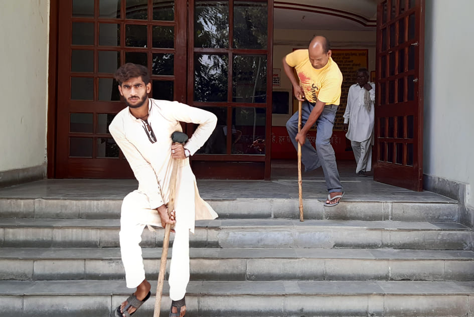 Vikas Bhavan does not have ramps for the disabled
