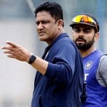 विराट कोहली के साथ अनिल कुंबले