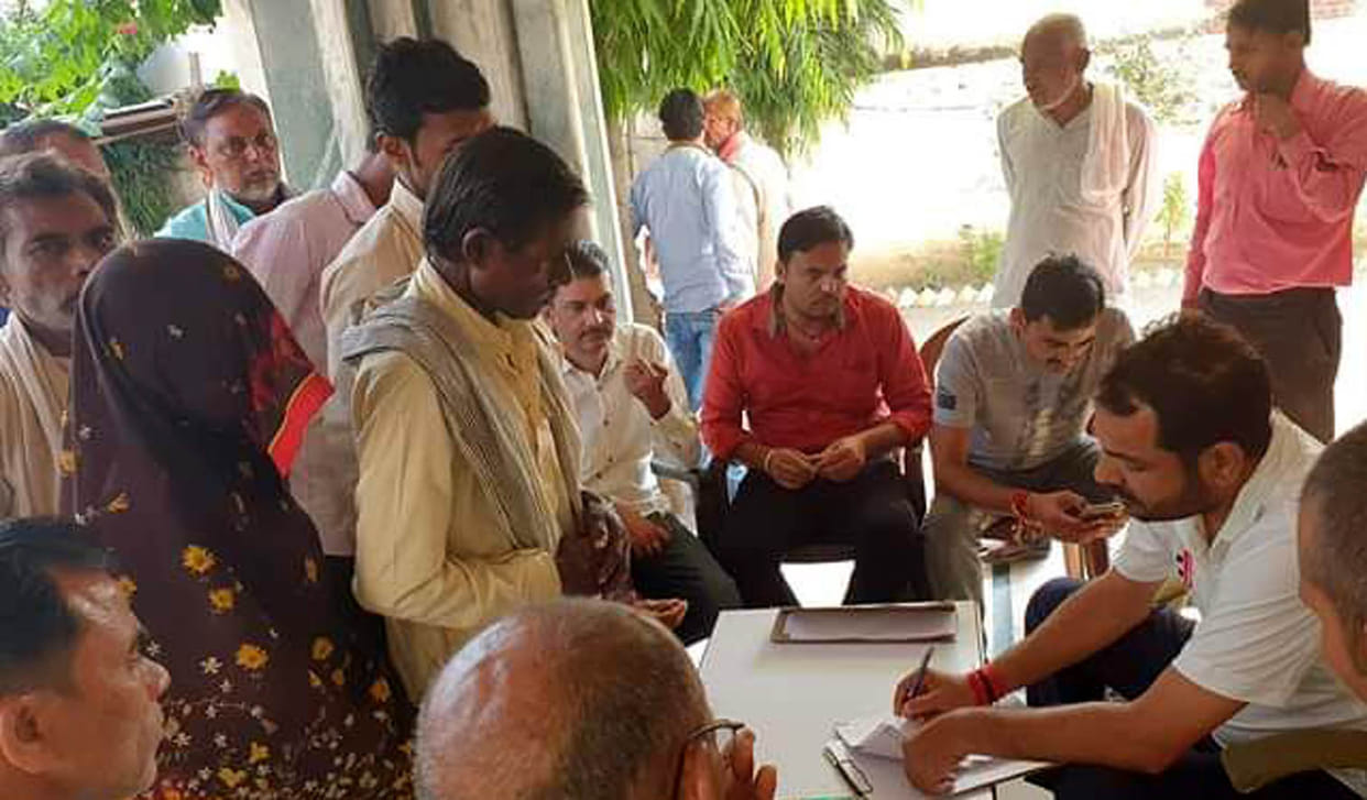 MLA conducted public hearing at the residence