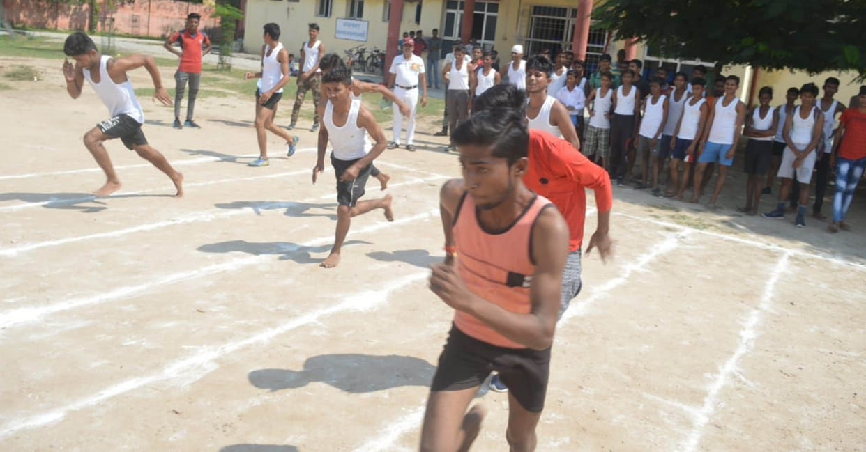 Rajaram topped the 100 meter race