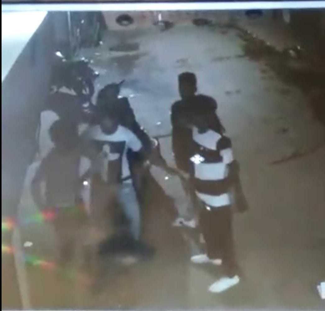 attack from beer bottle injured