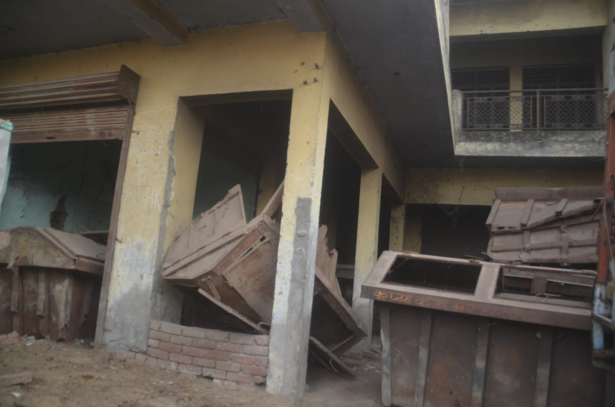 Market complex becomes a scrap house in Baghpat