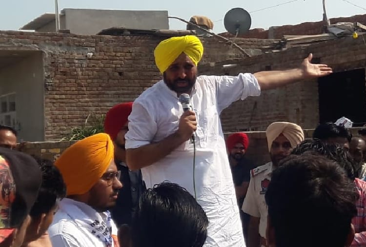 Punjab by-election, Bhagwant Mann addressed an election rally At Jalalabad