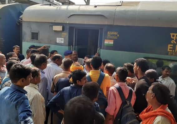 Railway ticket but forgot to install AC bogey