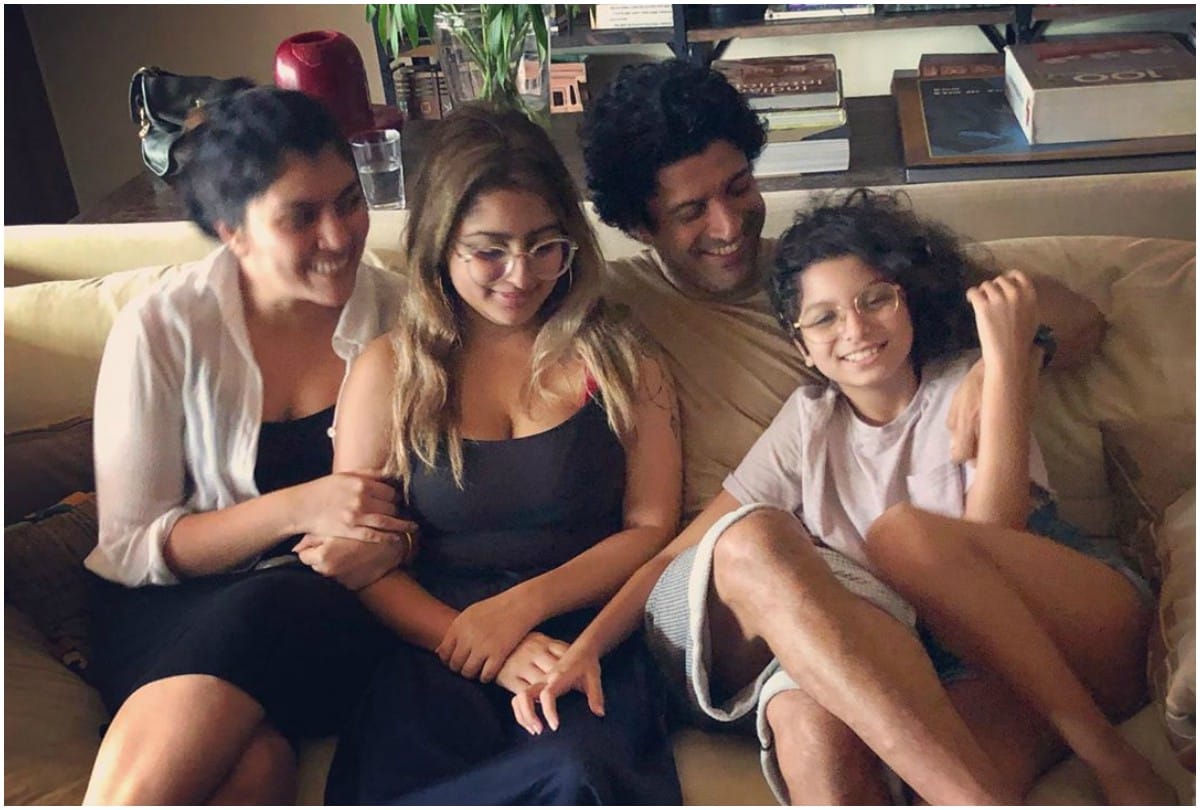 After 2 years of divorce with Adhuna Bhabani Farhan Akhtar break silence revealed children reaction