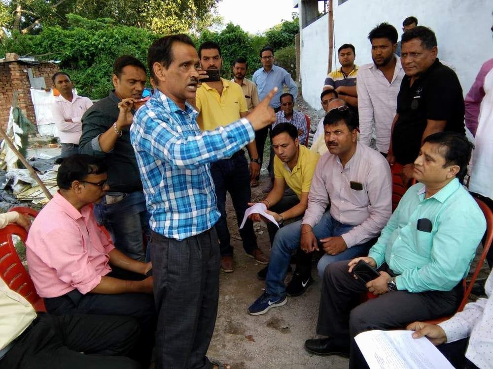 The team which went to take possession in Pashulok, returned again