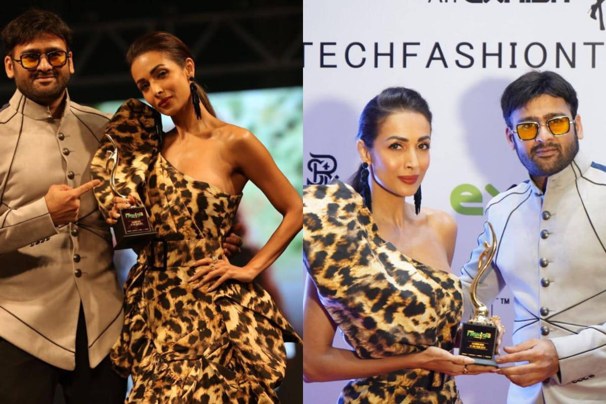 malaika arora slays in ruffle dress at exhibit magazine tech fashion tour awards 2019