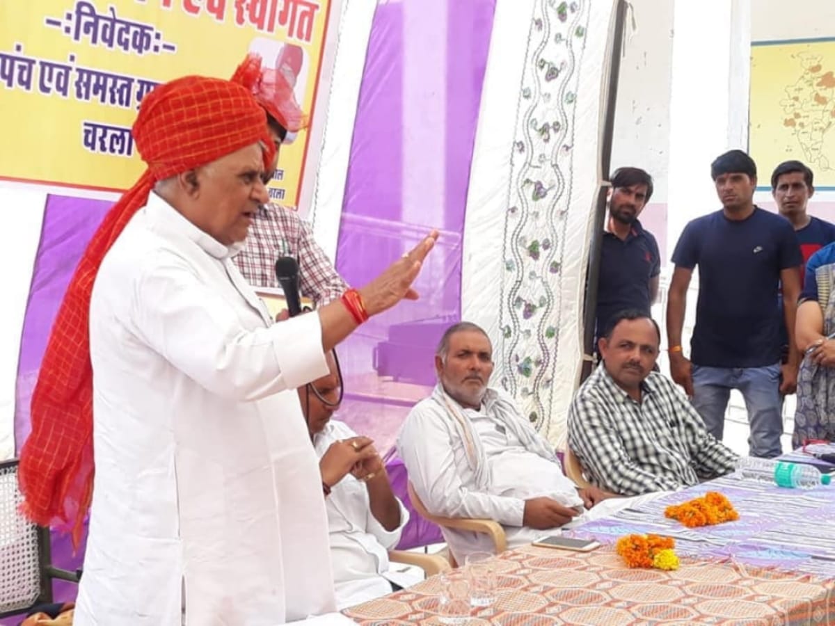 congress leader master bhanwarlal meghwal Disputed statement on CM and Rajasthan bye election