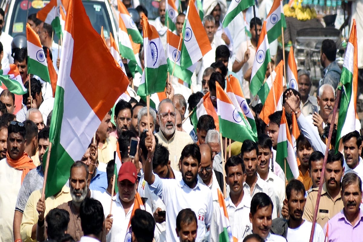 march for population control law today in meerut
