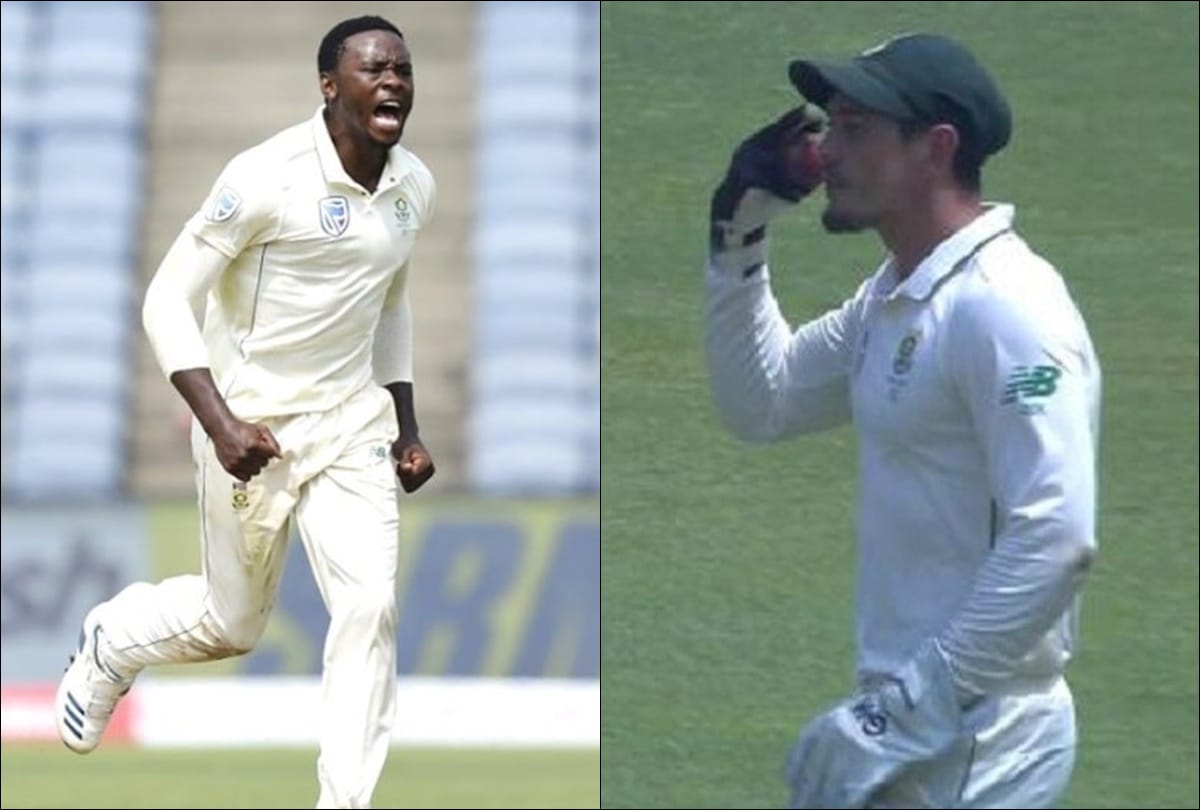 IND v SA South African player Kagiso Rabada and Quinton de Kock abuses each others