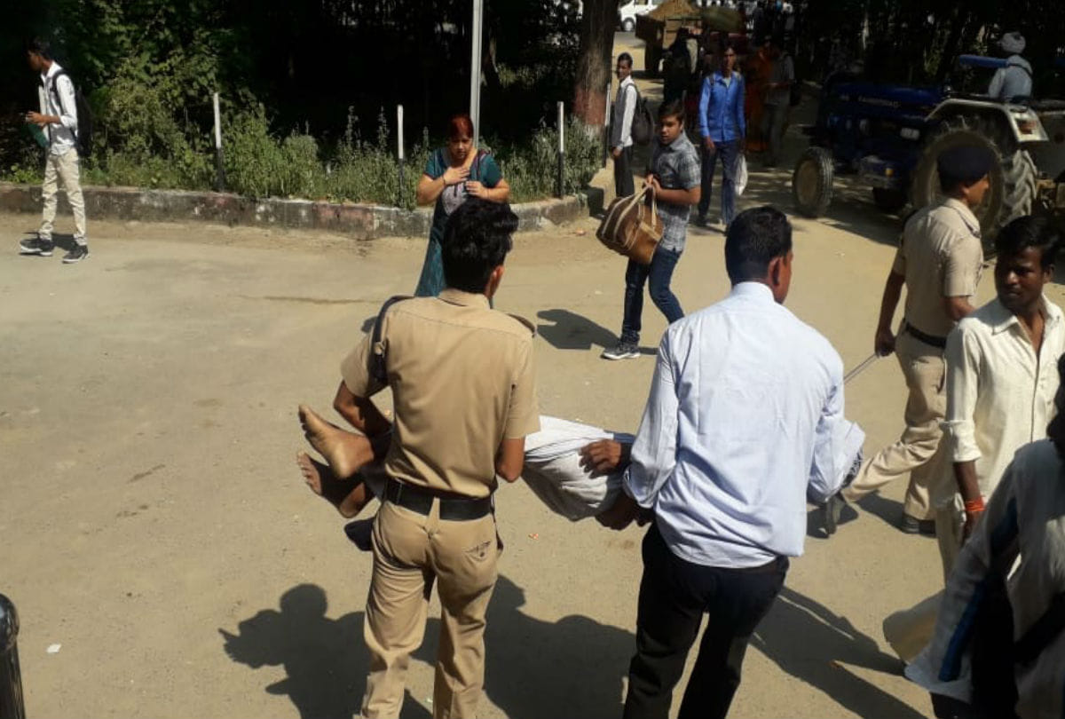 Agra Fort Kasganj Passenger train Power supply stalled tb patient died at Mathura
