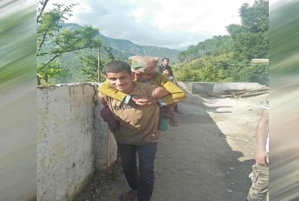 Uttarakhand panchayat election 2019 second phase voting old age people Craze photos