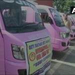 पिंक वाहन।