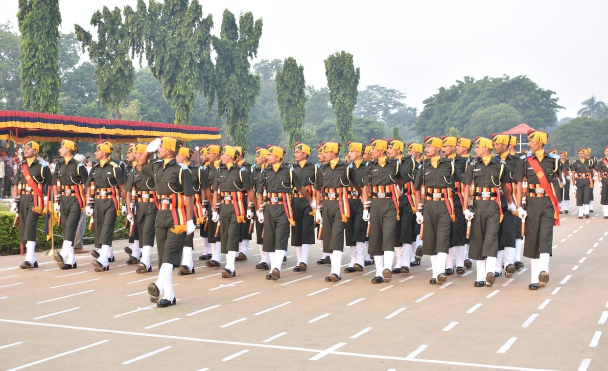 221 soldiers pledged to protect the country