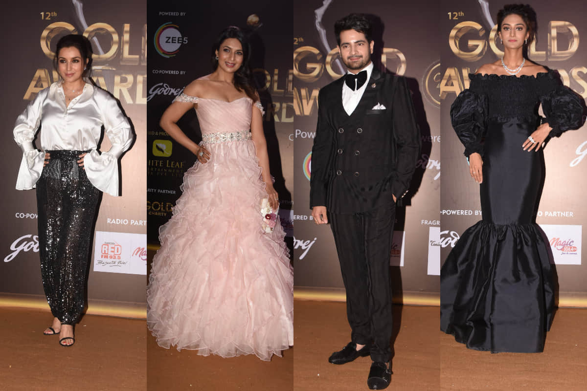 gold awards 2019 from divyanka tripathi to hina khan karan grover walk in stylish look