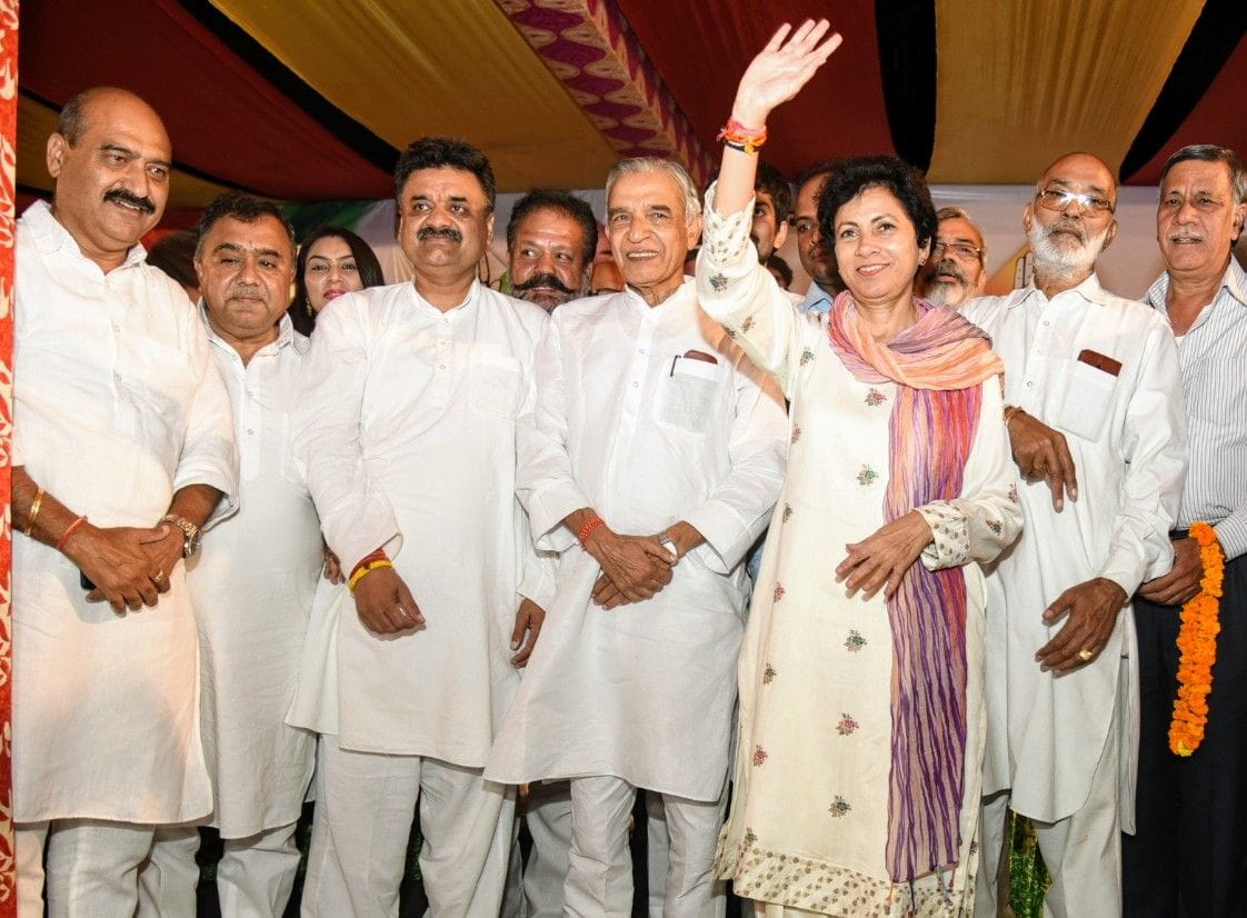 kumari sailja election rally in pinjora