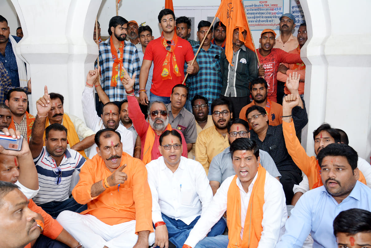 Protest against the rise in electricity prices