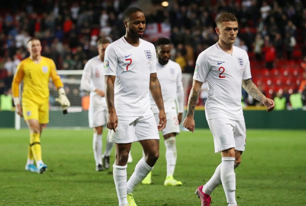 England football team losses to Czech republic in euro qualifiers
