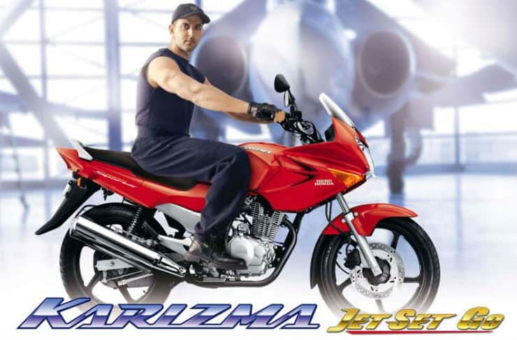 Hero motocorp 16 years old Bike Hero Honda Karizma has no production in last 6 months