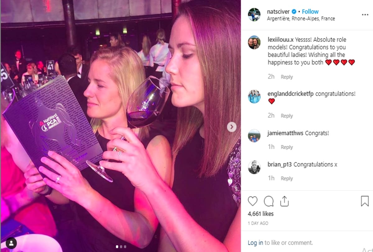England women cricketers Natalie Sciver and Katherine Brunt get engaged