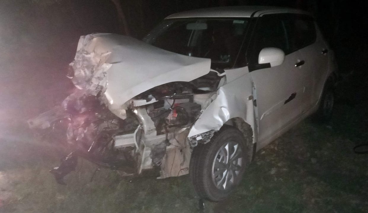 Four vehicles hit by high speed car, one injured