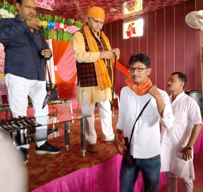 bajrangi take trishool diksha and took hindu  safety oath