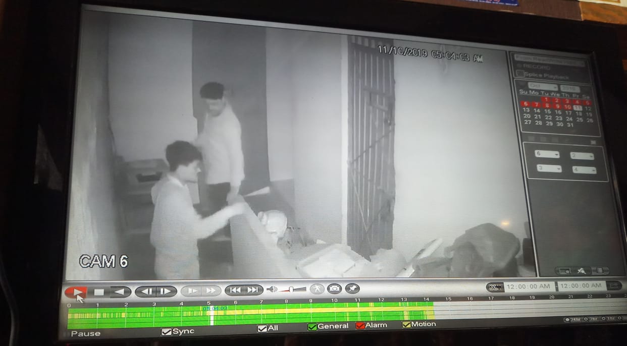 theft in two shops