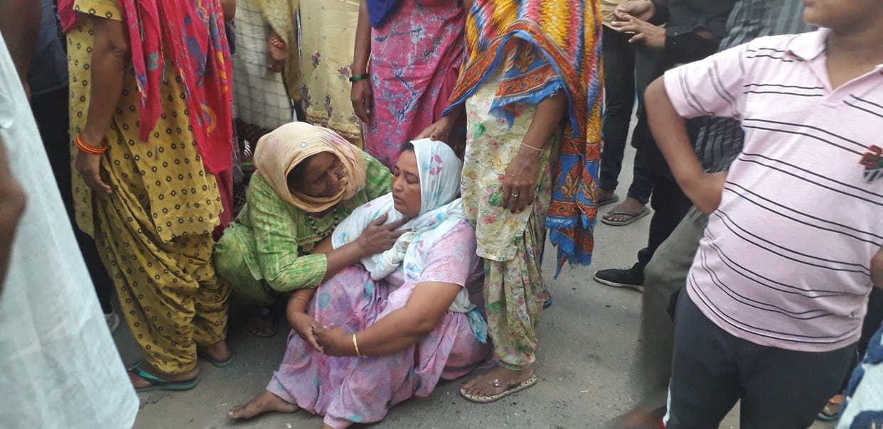 family member demand to police arrest killer