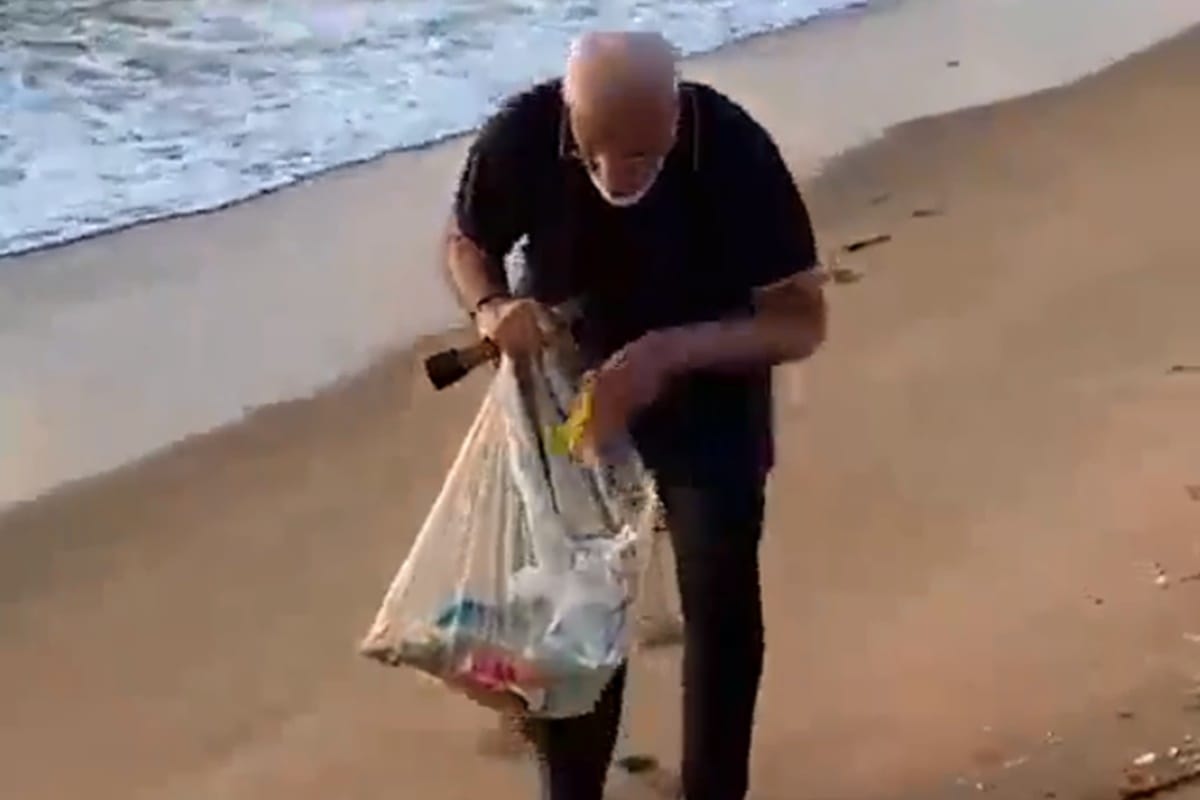PM Modi does plogging in beach of mahabalipuram, says ensure our public places should be clean