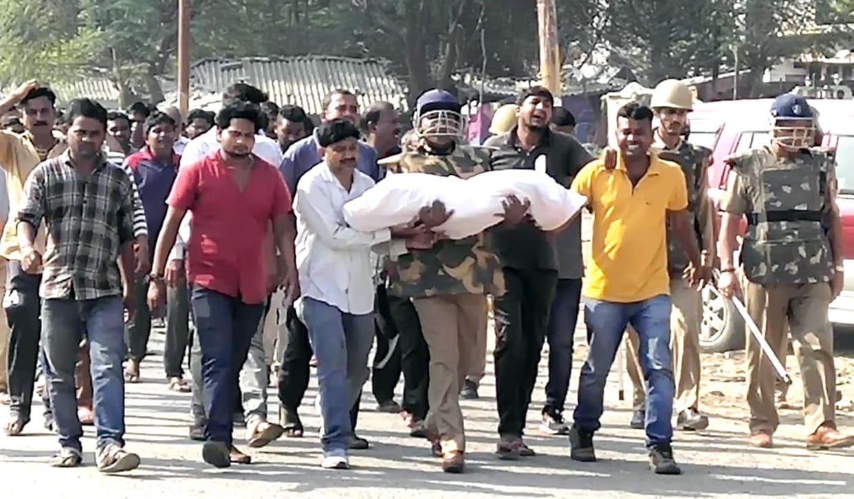 Police feared fear of ruckus, cremated in the morning