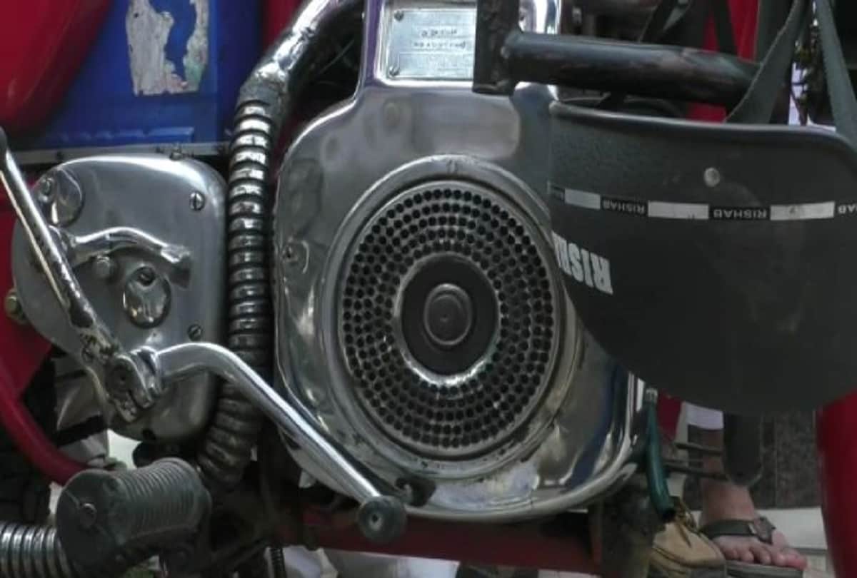 Bareilly man makes a unique bike with ATM Music system fan and many facilities