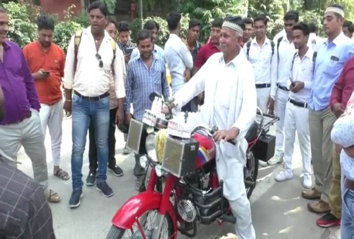Bareilly man makes a unique bike with ATM Music system fan and many facilities