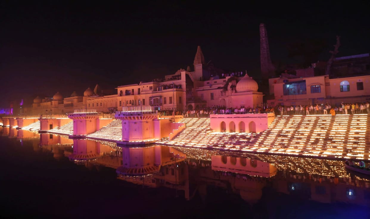 Deepmala with 1008 lamps