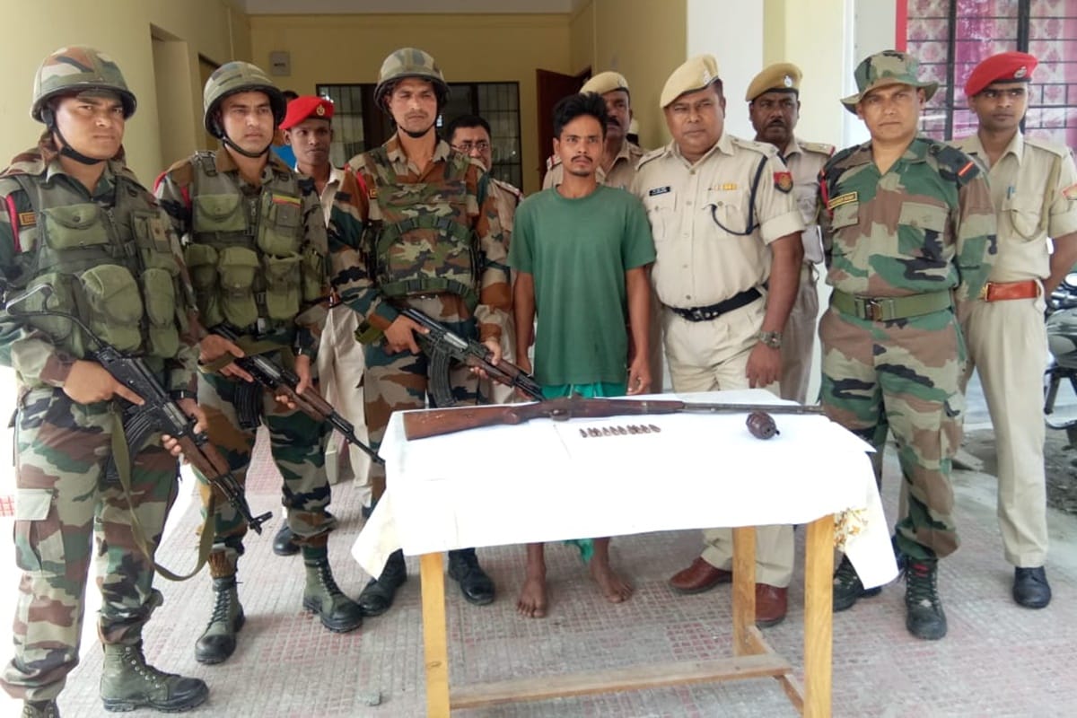 Army, Assam Police and CRPF apprehend locally trained cadre of Boroland for possessing illegal arms
